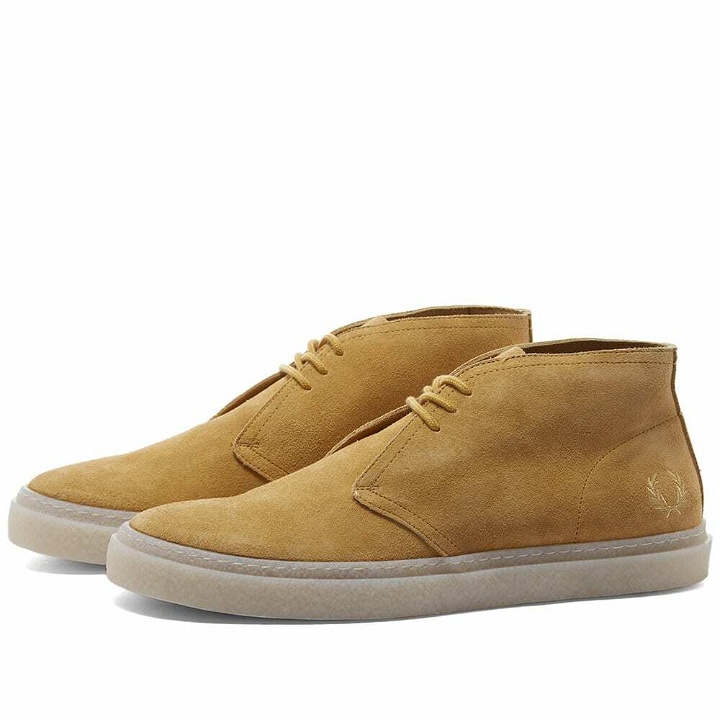 Photo: Fred Perry Authentic Men's Hawley Suede Boot in Desert