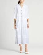 Peserico Womens Midi dress in White