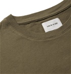 Wood Wood - Invisibles Printed Organic Cotton-Jersey T-Shirt - Brown