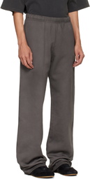 Les Tien Gray Heavyweight Puddle Sweatpants