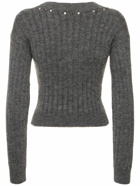 ALESSANDRA RICH - Mohair Blend Knit Sweater