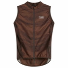 Pas Normal Studios Men's Mechanism Stow Away Gilet in Aop Light Brown