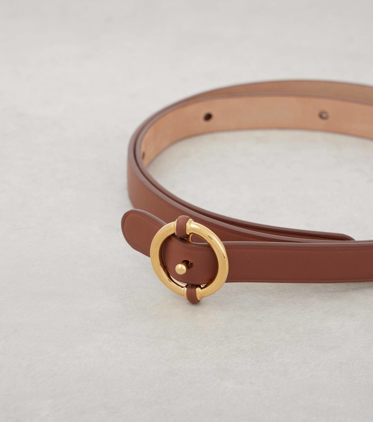 Loro Piana Helm leather belt