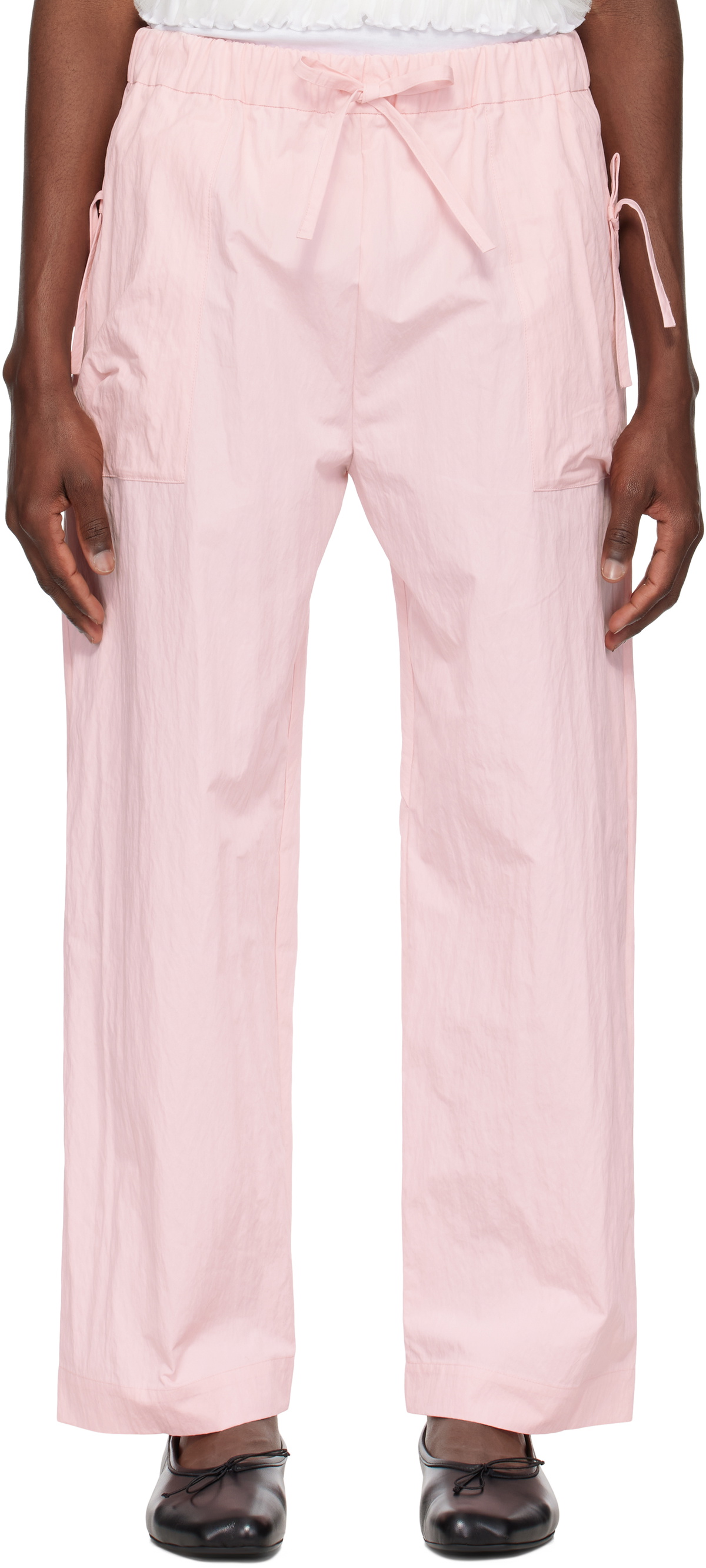 【関税込み】Simone Rocha ショートパンツ Simone Rocha High-rise satin shorts Simone Rocha