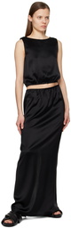 LESET Black Barb Tank Top