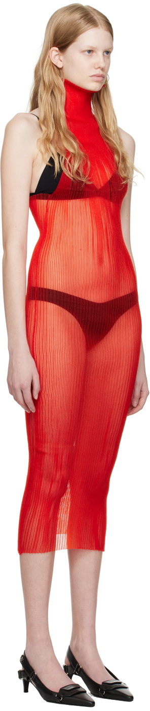 A. ROEGE HOVE Red Maud Maxi Dress