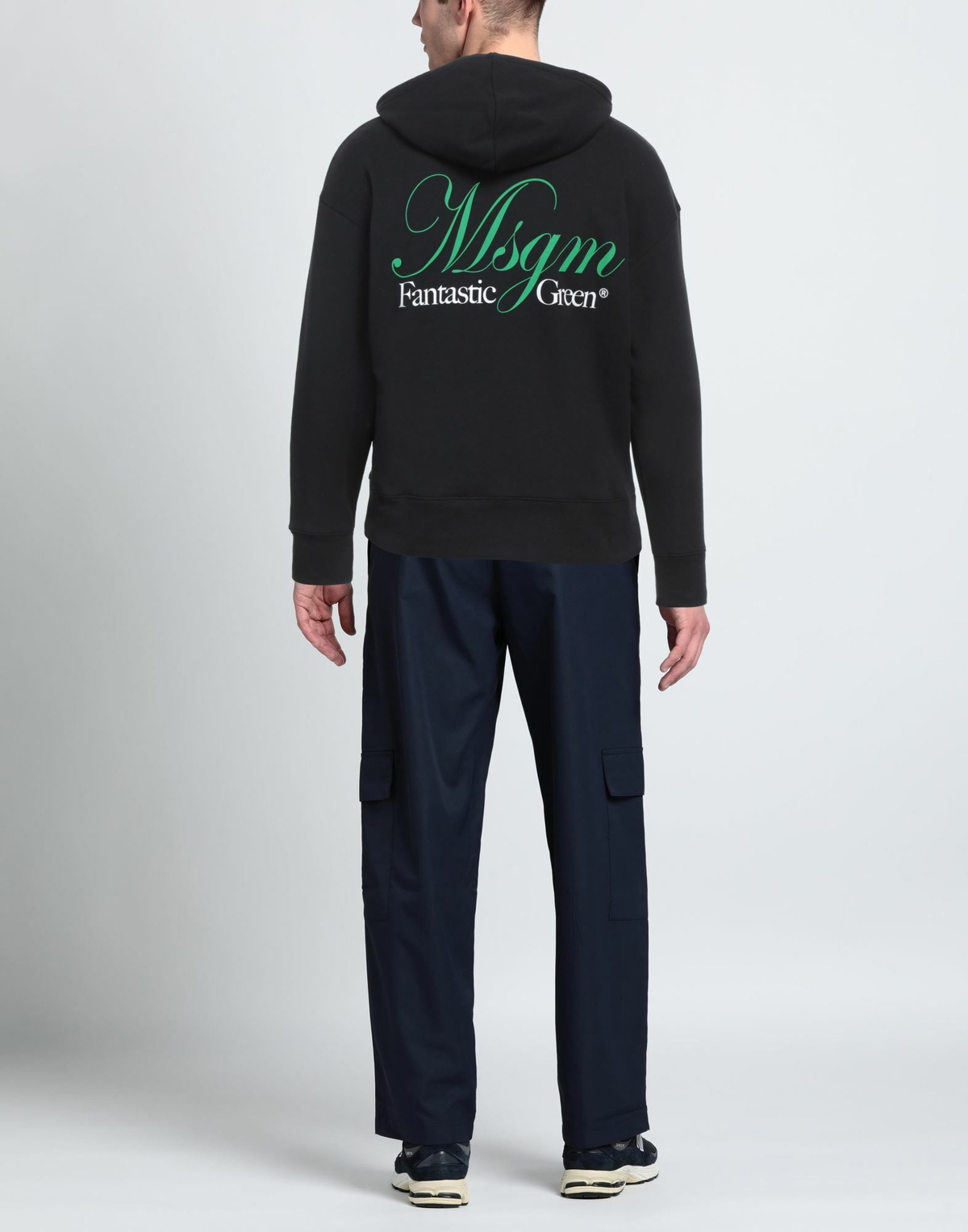 Msgm Mens Sweatshirt in Black