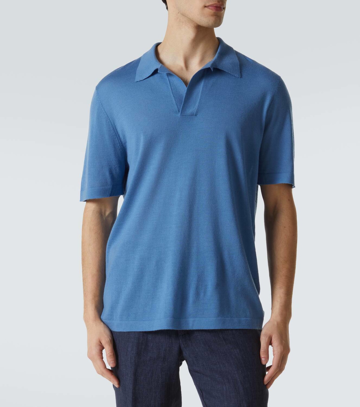 Gabriela Hearst Stendhal cashmere polo shirt
