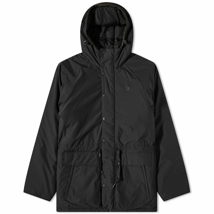Photo: Fred Perry Authentic Men's Padded Zip-Through Jacket in Black
