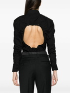 BETTTER Black Cotton Bodysuit