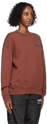 AMBUSH Red Fleece Workshop Sweatshirt