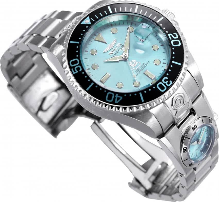 Invicta Pro Diver Date Automatic Blue Dial Mens Watch 45815