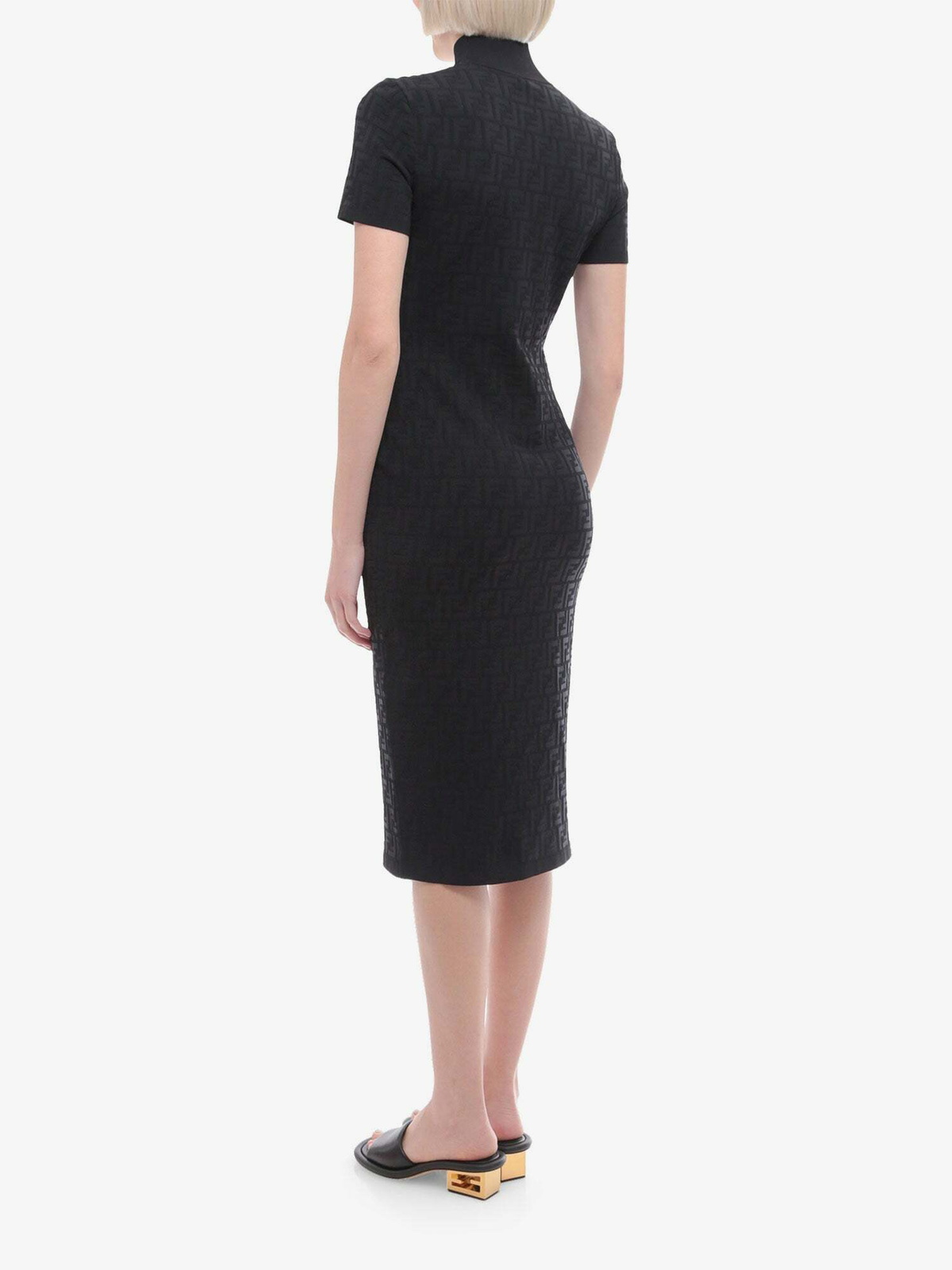 Fendi Dress Black Womens Fendi