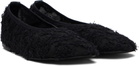 Proenza Schouler Black Glove Lace Ballerina Flats