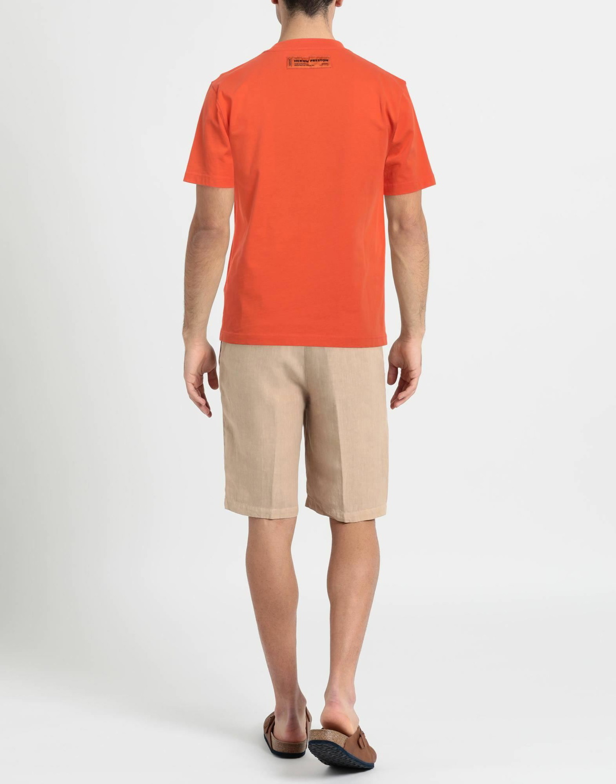 Heron Preston Mens T-shirt in Orange