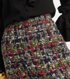 Etro Wool-blend tweed miniskirt