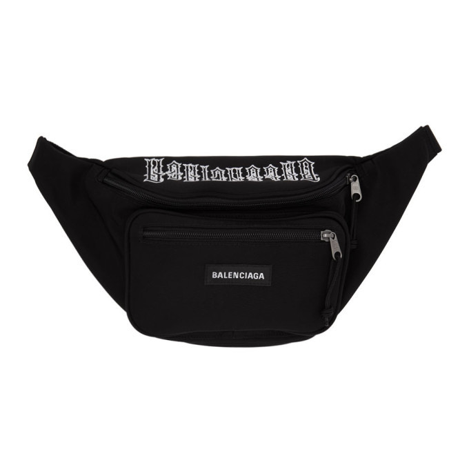 Balenciaga Black Tattoo Belt Pack Balenciaga