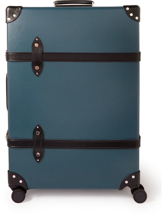 Photo: Globe-Trotter - Dr. No Large Check-In Leather-Trimmed Trolley Case