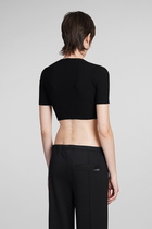 Courrèges Topwear In Black Viscose