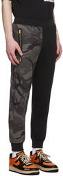 AAPE by A Bathing Ape Black Cotton Lounge Pants