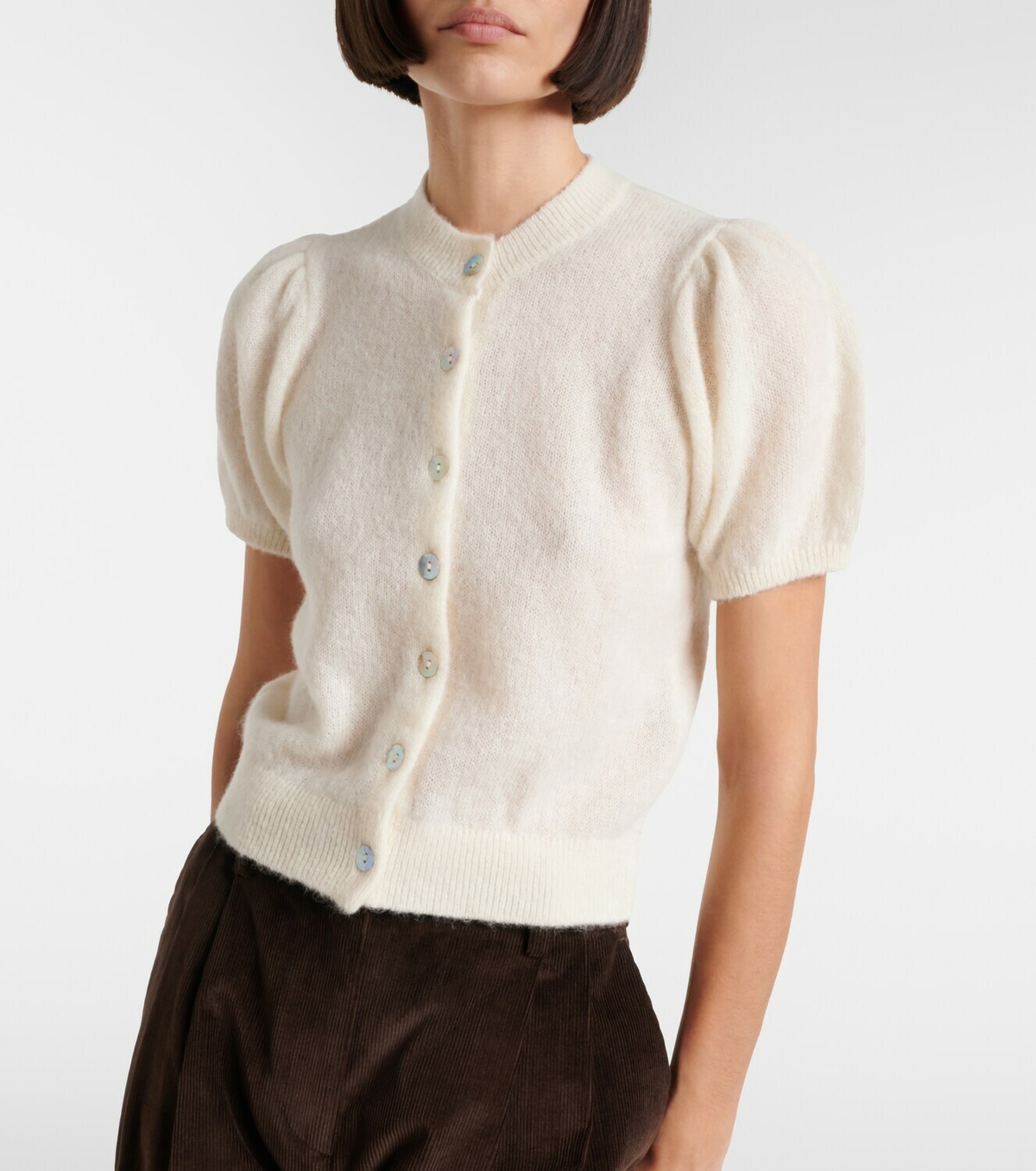 Dôen Anisa alpaca and wool-blend cardigan