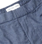 Hamilton and Hare - Brushed Cotton-Flannel Pyjama Trousers - Blue