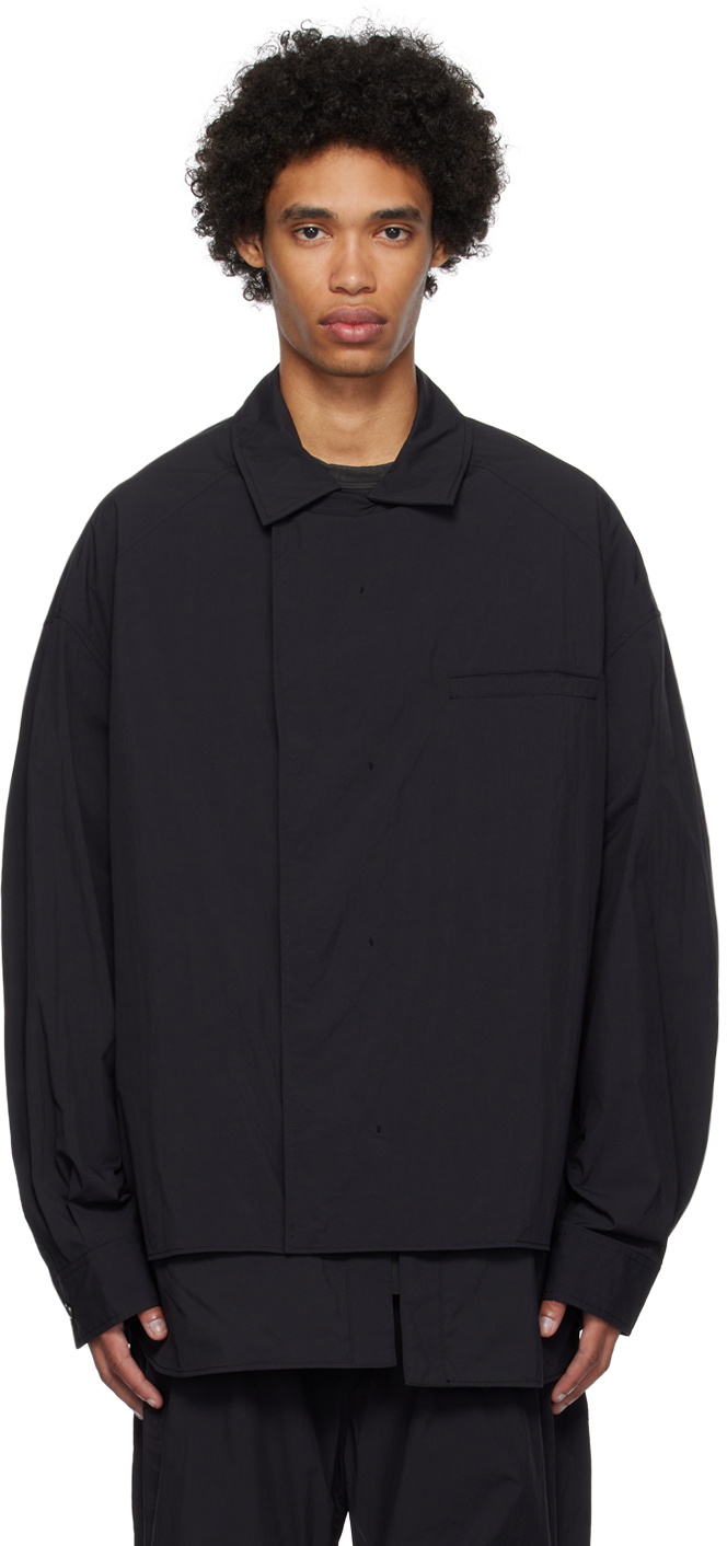 Juun.J Black Layered Shirt Juun.J