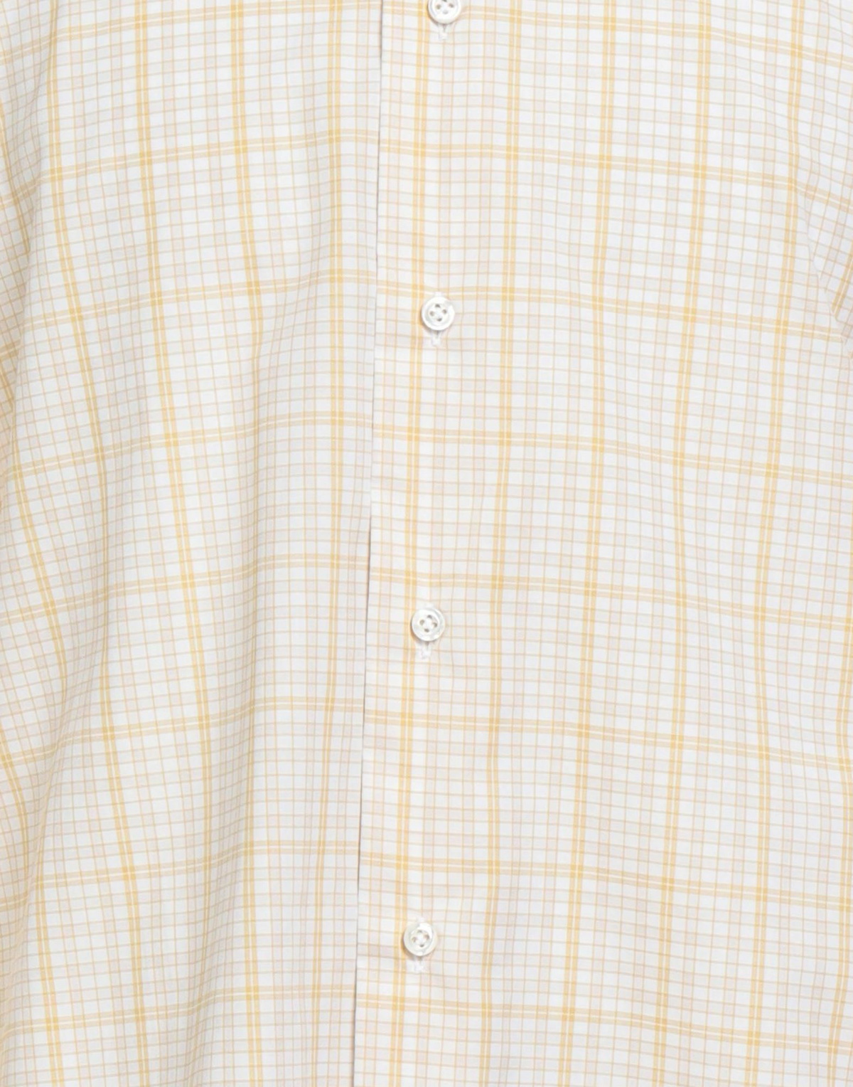 Isaia Mens Shirt Mustard
