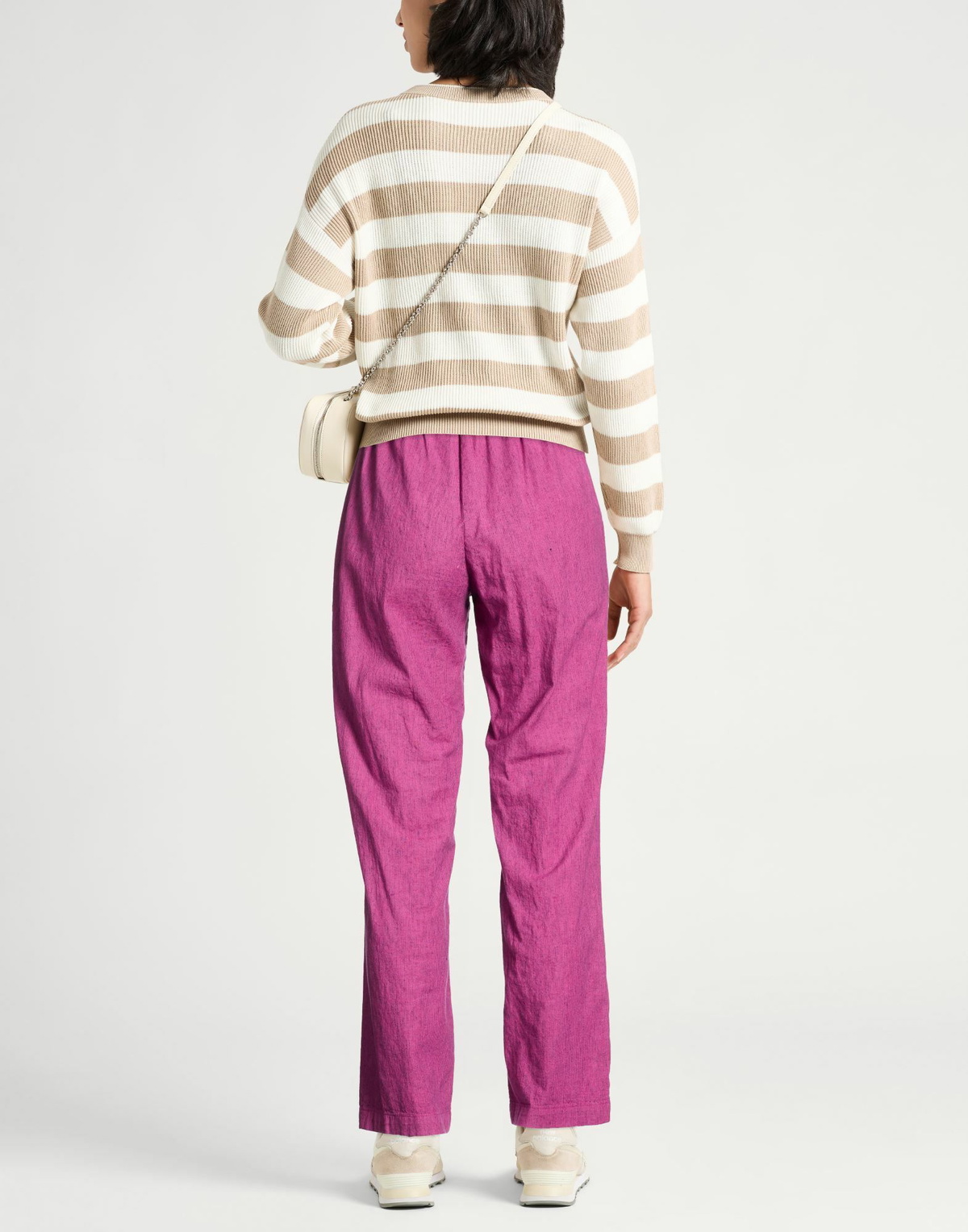 Massimo Alba Womens Pants in Magenta