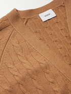 ERDEM - Jan Cable-Knit Cardigan - Brown