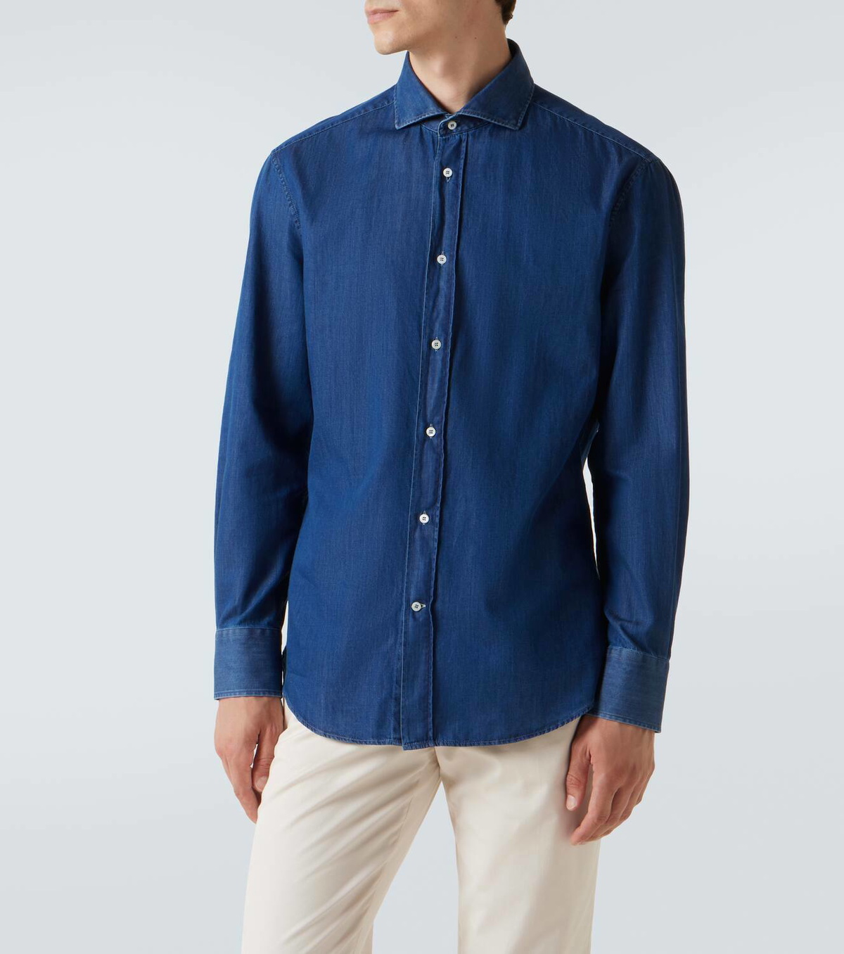 Tシャツ・カットソー BRUNELLO CUCINELLI Denim shirt Brunello Cucinelli Denim shirt Brunello Cucinelli