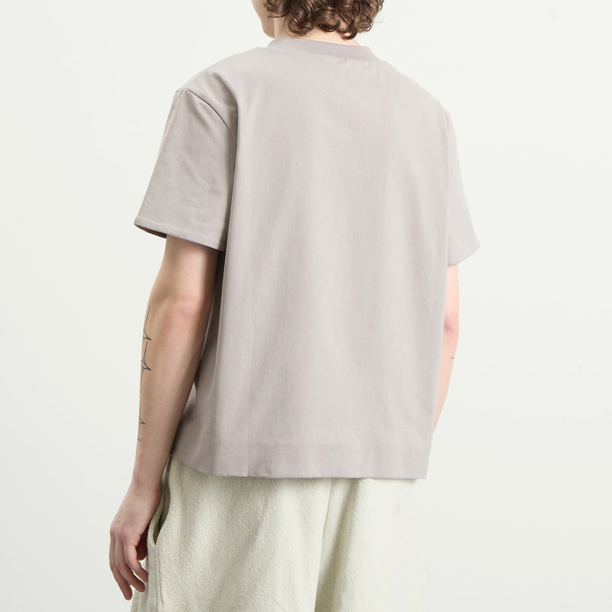 Gander Men's Reversible T-Shirt in Grey/Beige