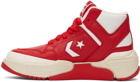 Converse Red & White Weapon CX Sneakers