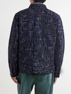 Folk - Assembly Jacquard Cotton-Blend Jacket - Blue