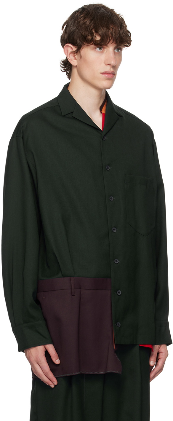 kolor Green Belt Loop Shirt Kolor