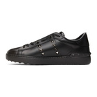 Valentino Black Valentino Garavani Rockstud Untitled Sneakers