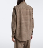 Leset Mia checked oversized shirt
