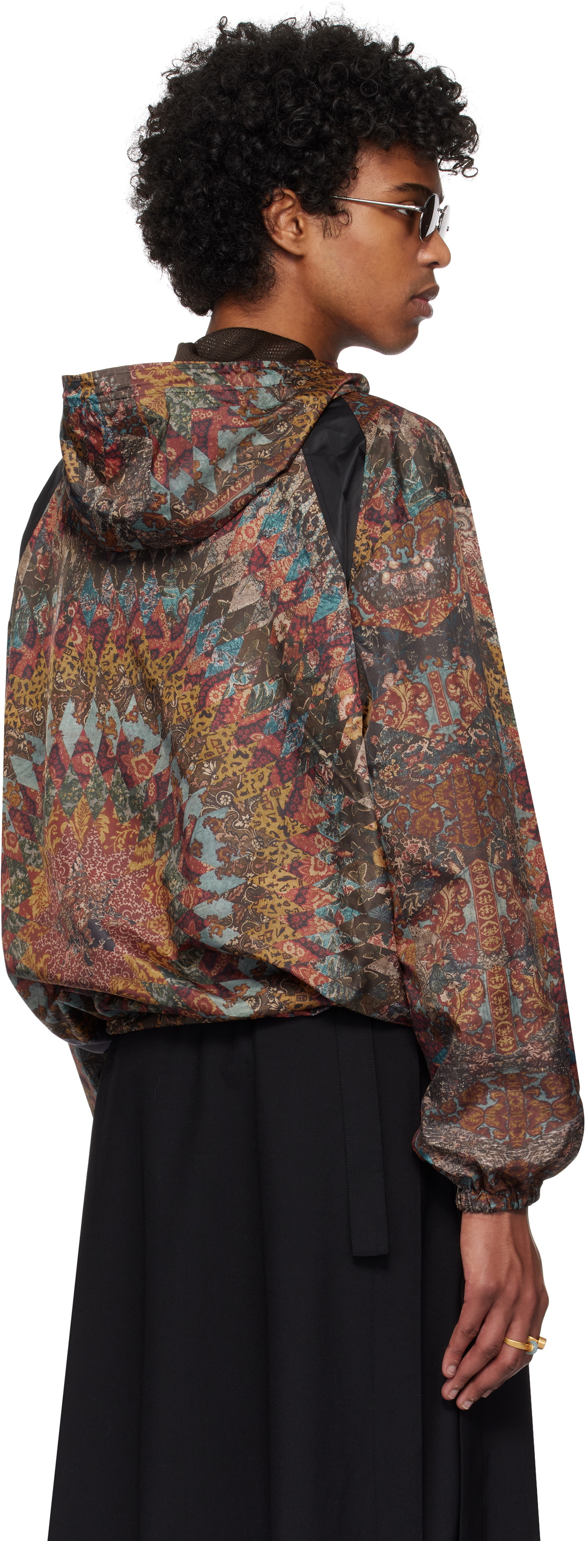 Khoki Multicolor American Quilts-Print Pull-Over Jacket