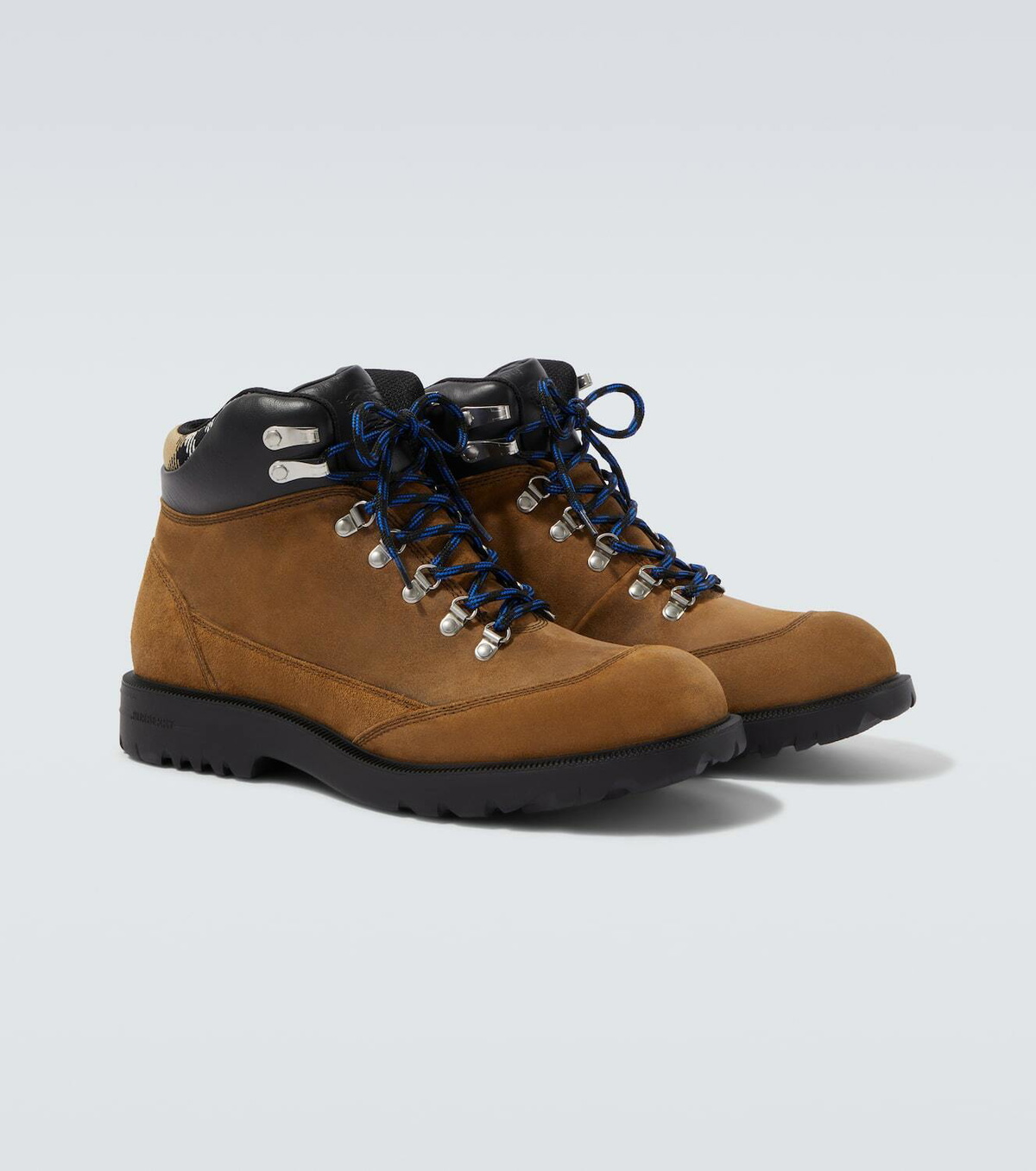 Burberry Suede lace-up boots