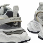Balenciaga Men's Cargo Oversized Sneakers in White/Grey