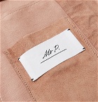 Mr P. - Slim-Fit Suede Blouson Jacket - Pink