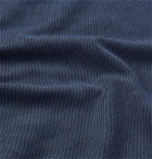 Theory - Standard Contrast-Tipped Pima Cotton-Blend Piqué Polo Shirt - Navy