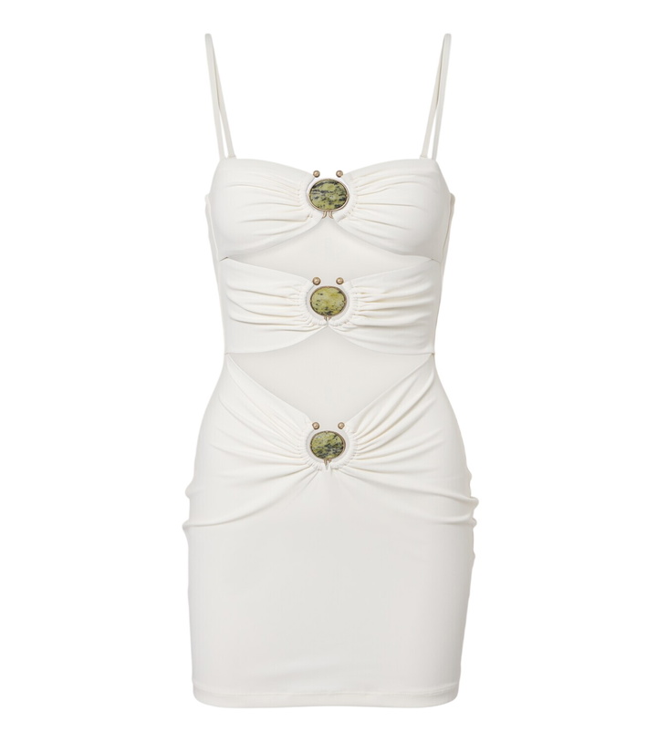 Photo: Christopher Esber Cutout embellished minidress