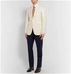 Saman Amel - Off-White Wool, Silk and Linen-Blend Twill Suit Jacket - Neutrals