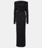 Entire Studios Bound cotton-blend jersey maxi dress