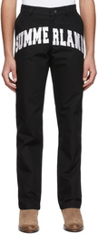 Nahmias Black Summerland Silk Patch Trousers