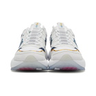 New Balance White and Navy Jaden Smith Edition Vision Racer Sneakers