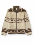 Faherty - Reversible Shell and Printed Recycled-Fleece Jacket - Neutrals