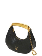 TOM FORD - Mini Bianca Croc Embossed Shoulder Bag