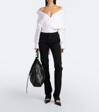 Balenciaga Le City Large leather shoulder bag